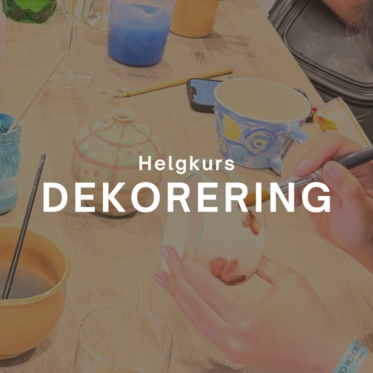 Dekorationskurs i samarbete med Decopottery